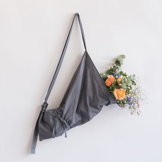 コットンツイルの2WAYフラワーバッグ