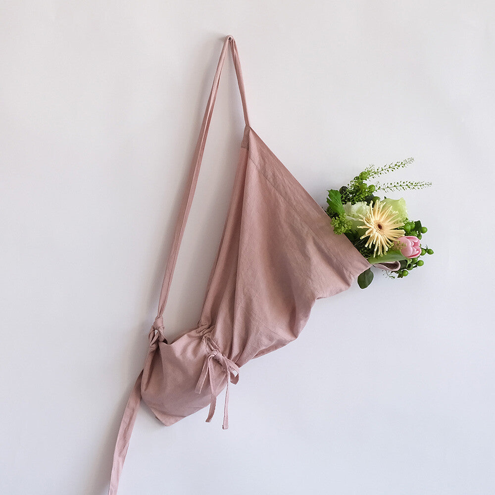 コットンツイルの2WAYフラワーバッグ