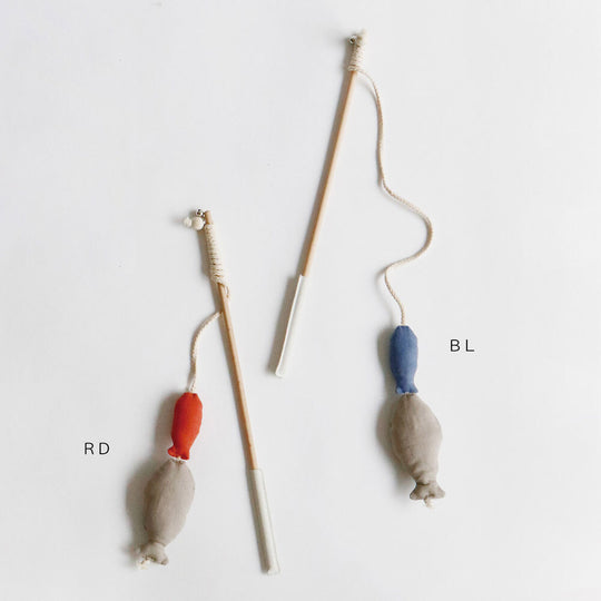 猫とあそぶ 魚モチーフの猫じゃらし/Cat Catcher Fish