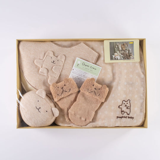 ベビーギフトセット 日本製オーガニックコットン pompkins