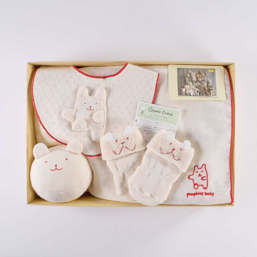 ベビーギフトセット 日本製オーガニックコットン pompkins