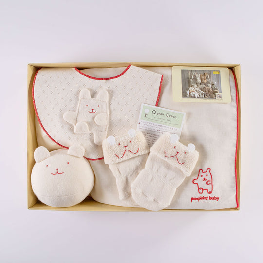 ベビーギフトセット 日本製オーガニックコットン pompkins