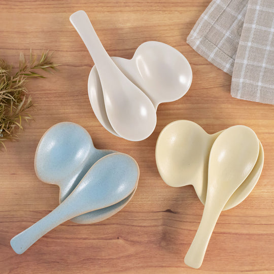 【美濃焼】1つで4役!バタフライカトラリーレスト(箸置き)