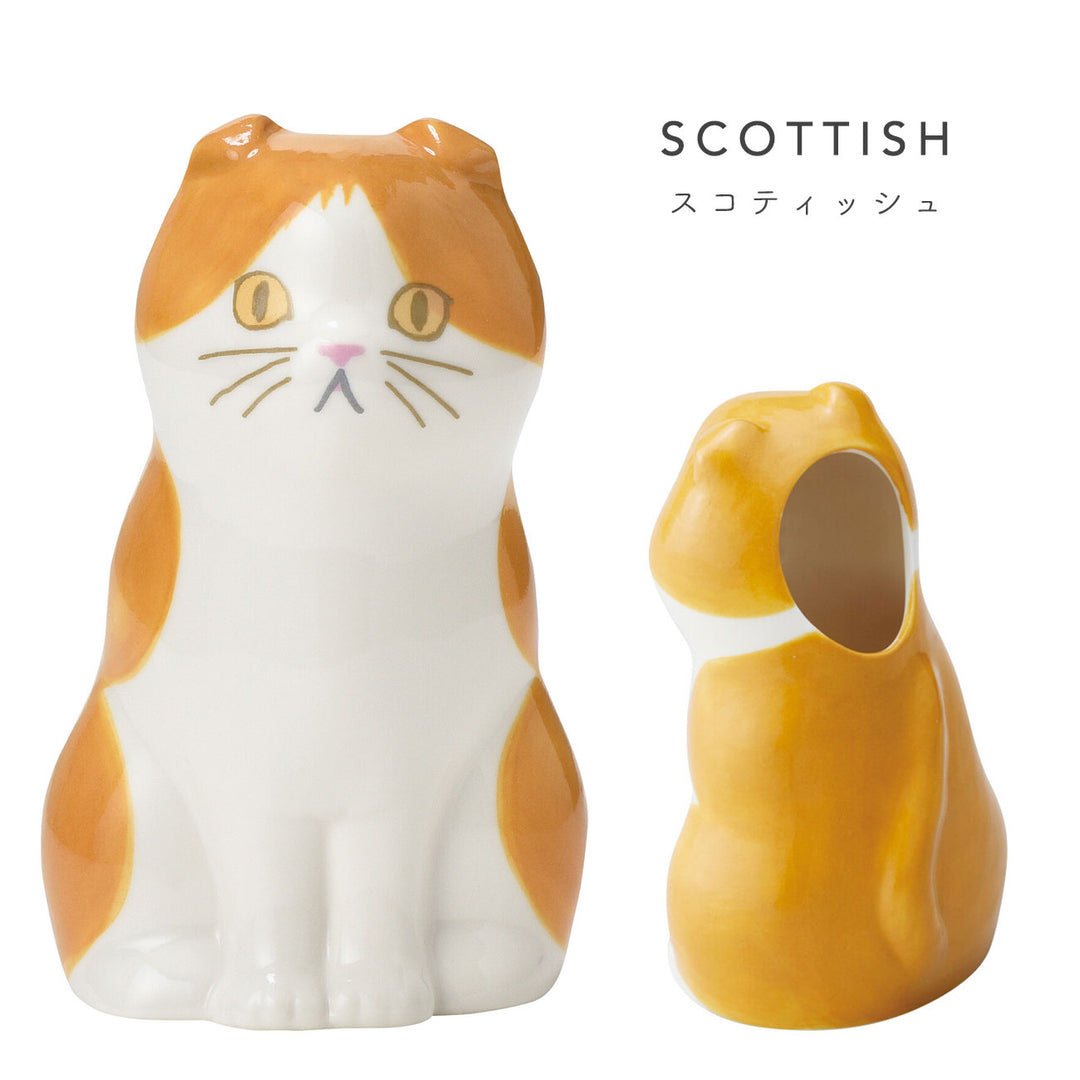 ねこフラワー&ペンスタンド