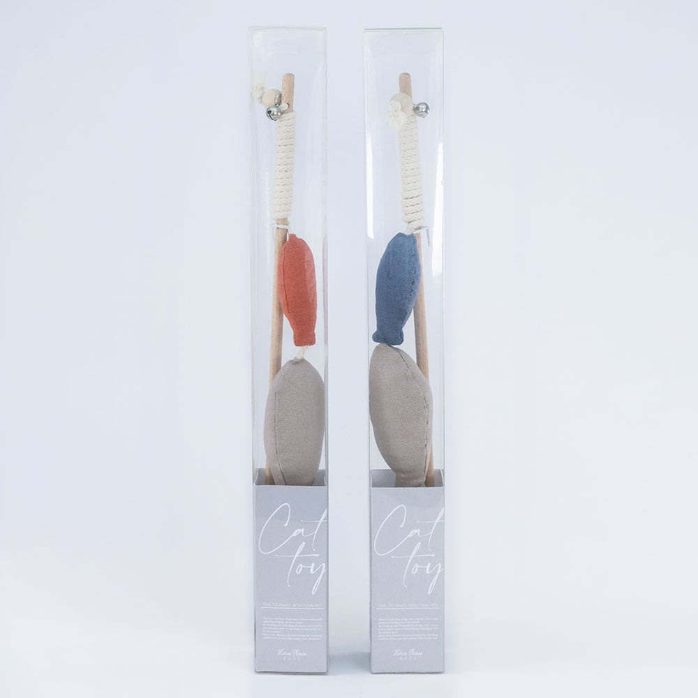 猫とあそぶ 魚モチーフの猫じゃらし/Cat Catcher Fish