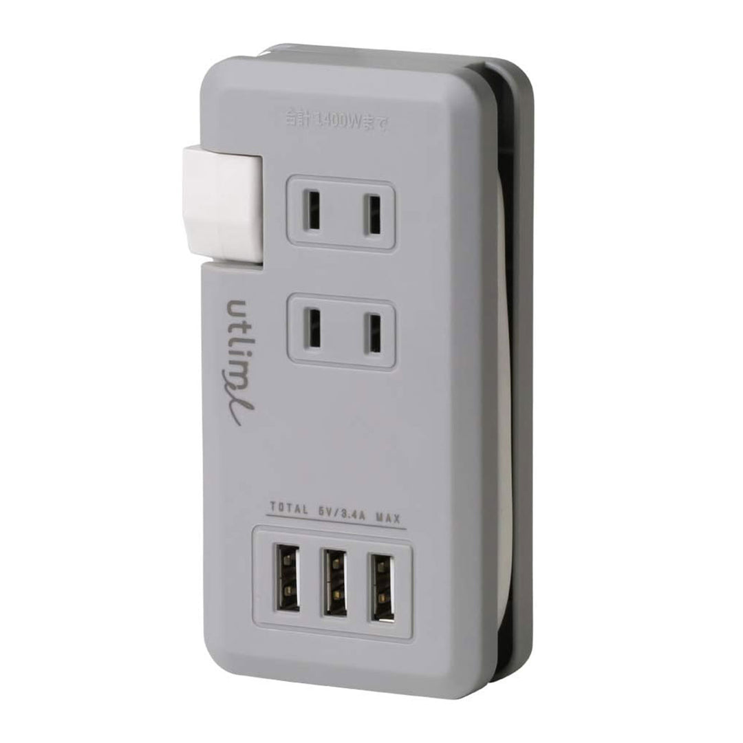 ポータブルコンセント USBポート付