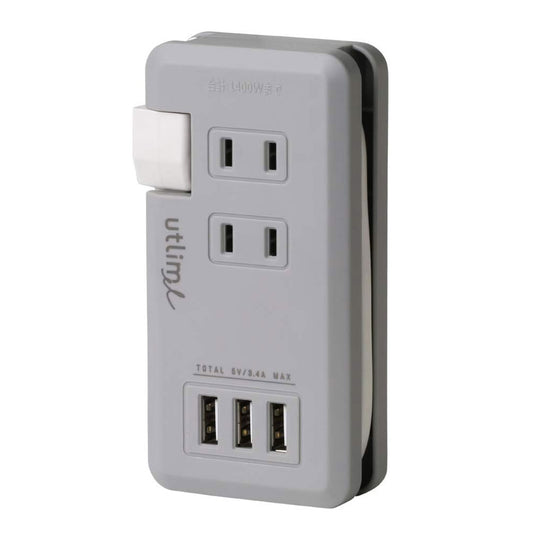 ポータブルコンセント USBポート付