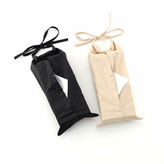 置いても掛けても使えるティッシュカバー