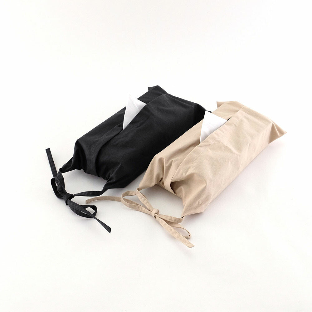 置いても掛けても使えるティッシュカバー