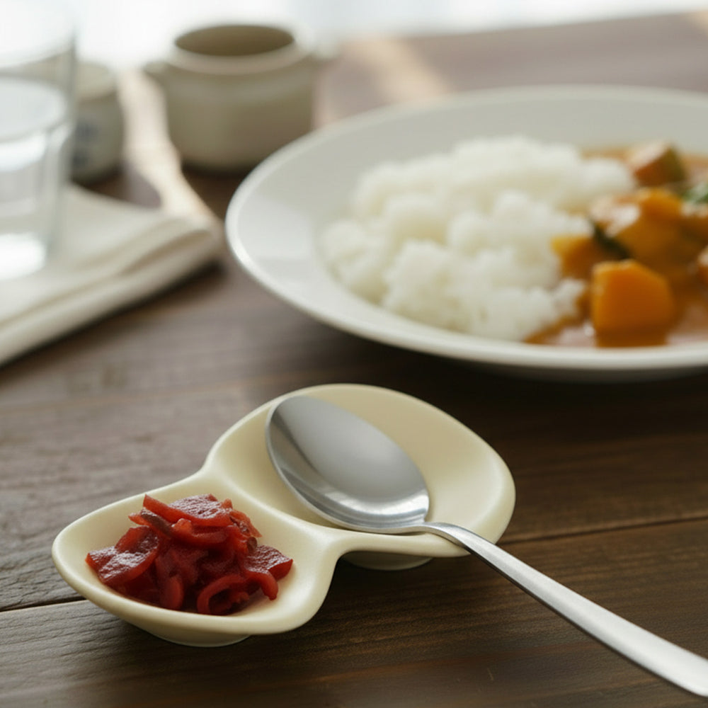 【美濃焼】1つで4役！バタフライカトラリーレスト（箸置き）