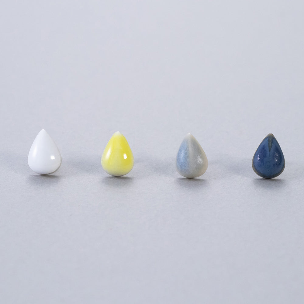 美濃焼ピアス　しずく