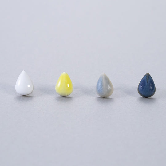 美濃焼ピアス　しずく