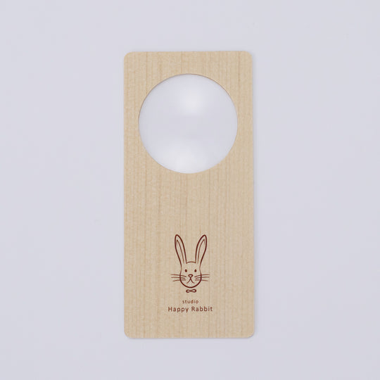 青森県産ひば使用　ルーペ付きしおり