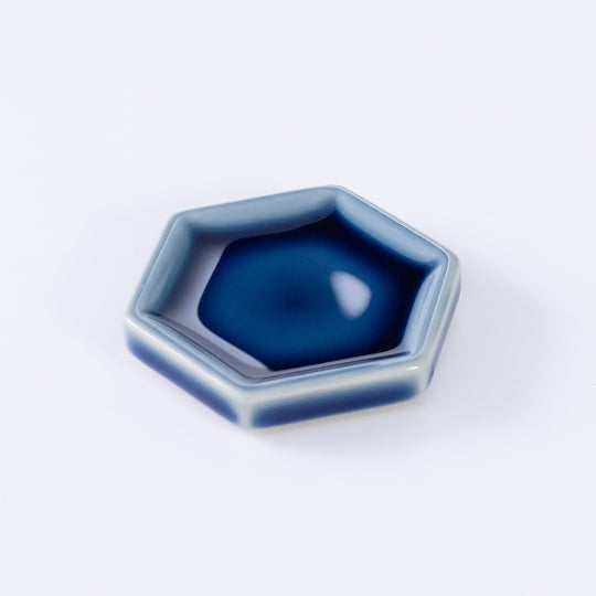 【美濃焼】六角形の豆皿