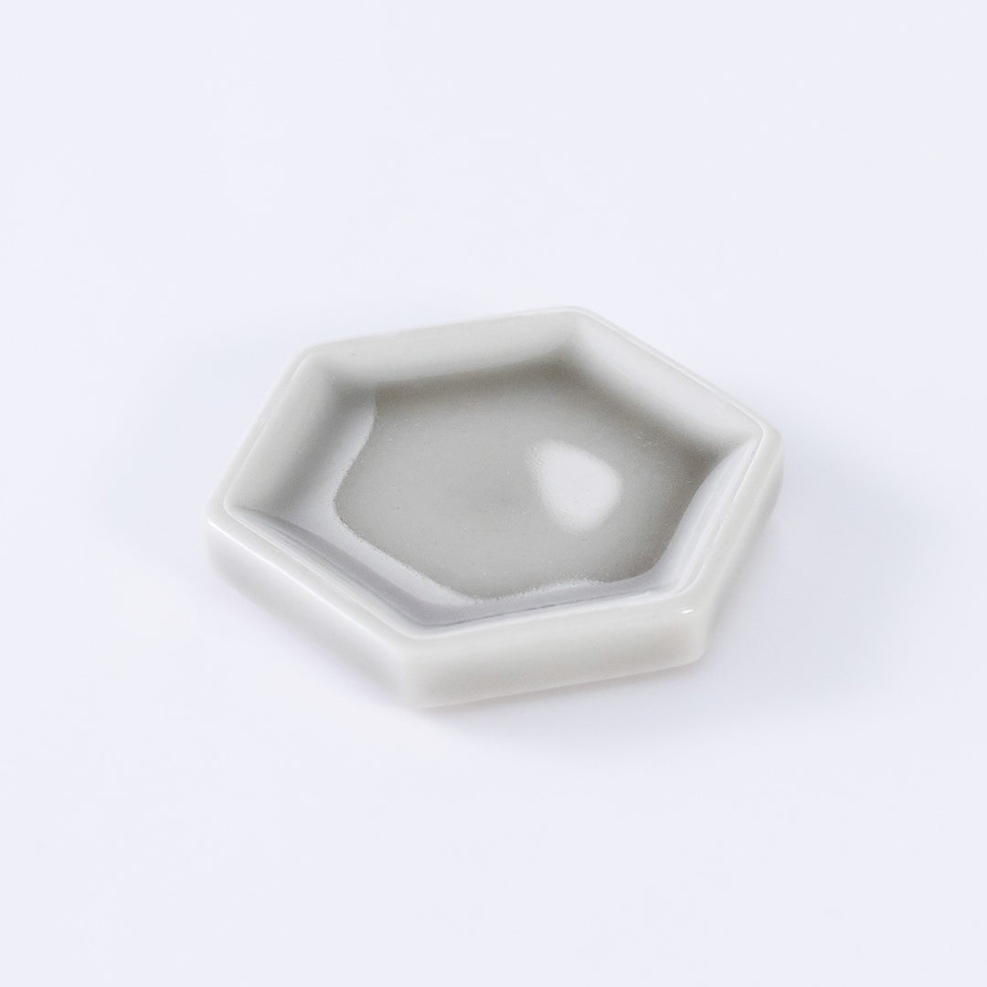 【美濃焼】六角形の豆皿