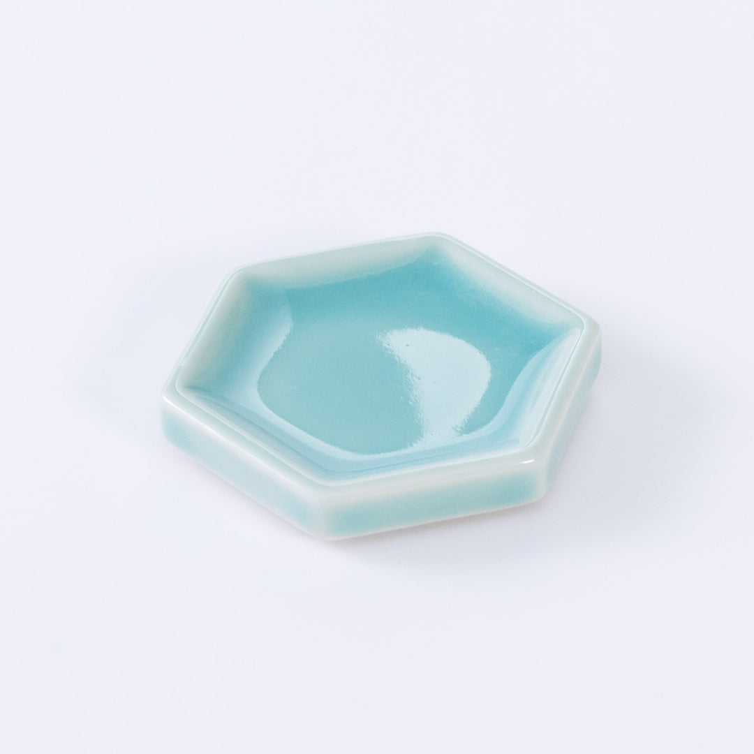 【美濃焼】六角形の豆皿