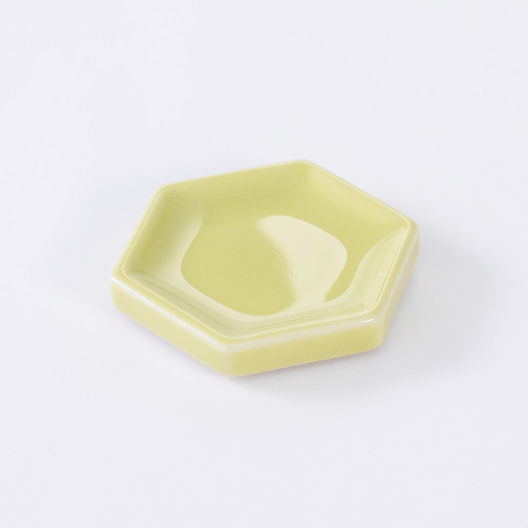 【美濃焼】六角形の豆皿