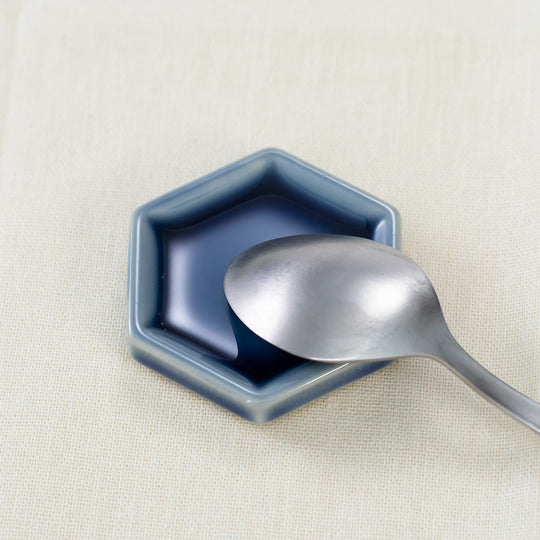 【美濃焼】六角形の豆皿